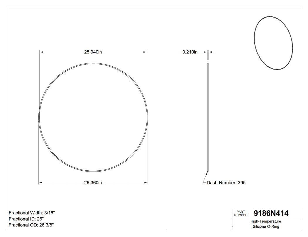 Technical drawing - 9186N414